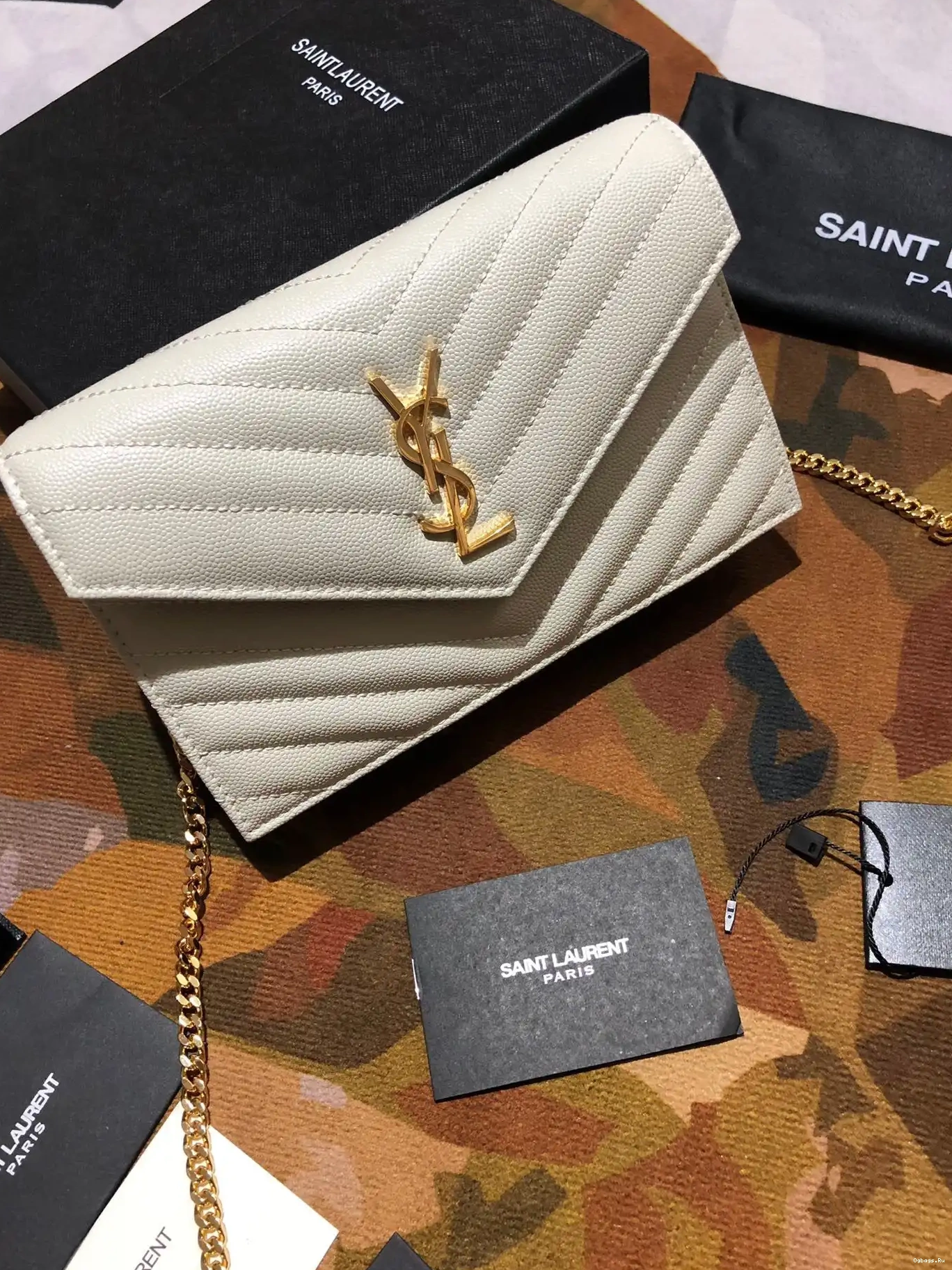 CHAIN YSL WALLET CASSANDRE MATELASSÉ 0701